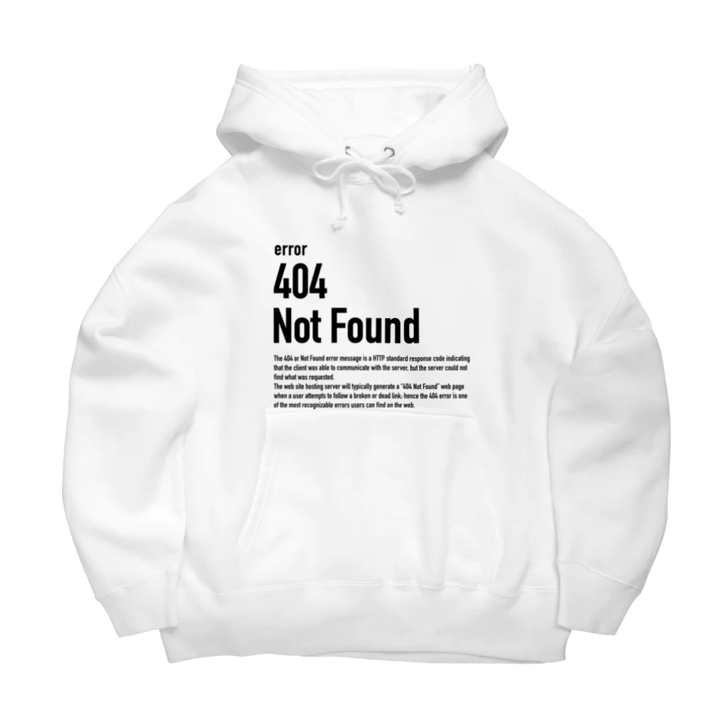 errer パーカー 404 Not Found(エラーコードシリーズ) / 404 Not Found Goods
