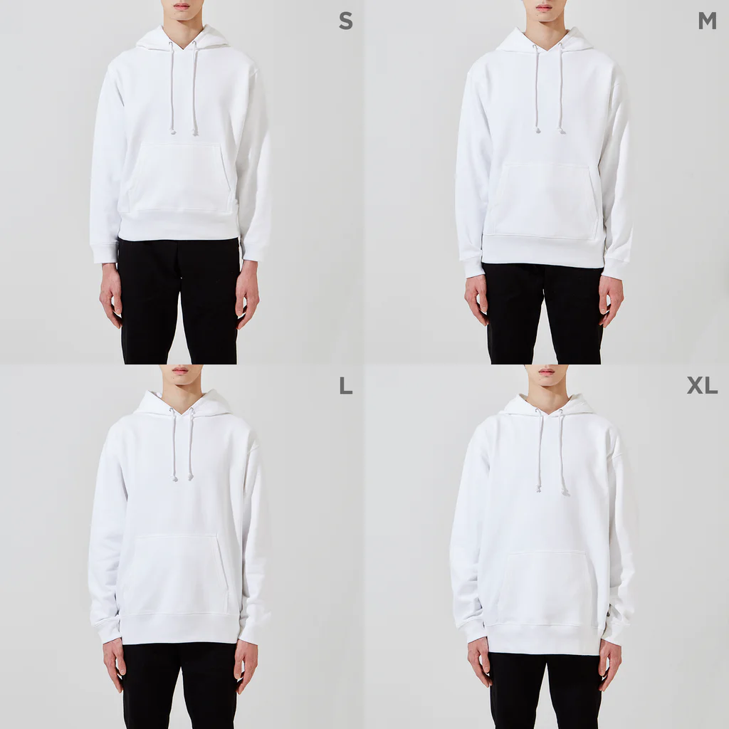 oyuri-sanの百合　ユリ Hoodie :model wear (male)