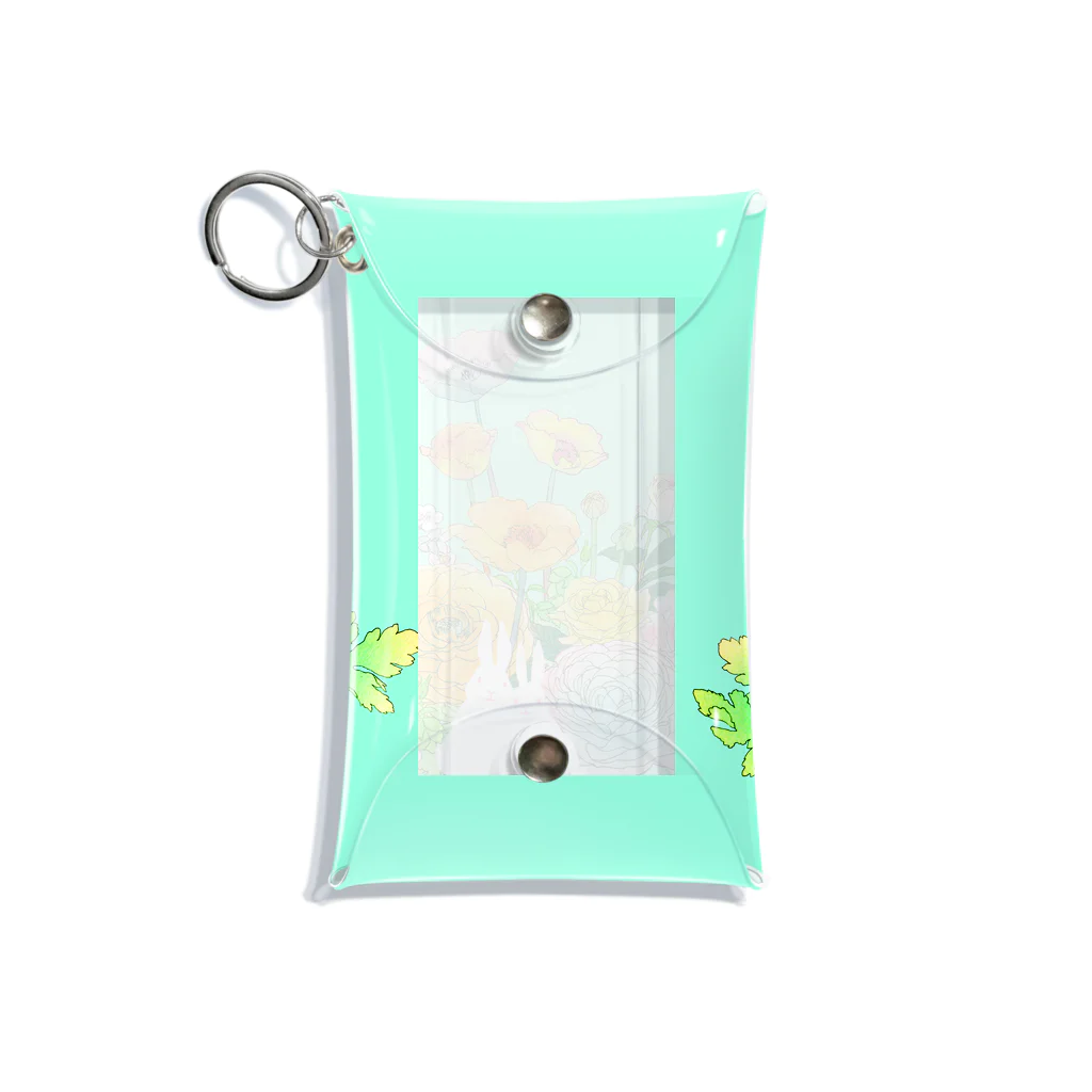 ゆみこのLa saison fleurie Mini Clear Multipurpose Case