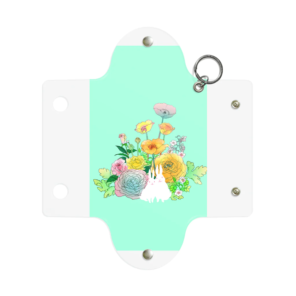 ゆみこのLa saison fleurie Mini Clear Multipurpose Case