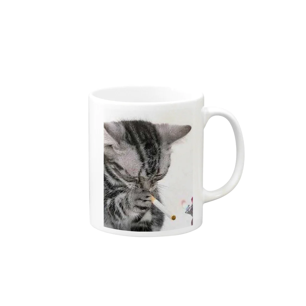 jyonasan1957の‾‾･-y(´д｀)。o0○ ﾌﾟﾊｧｰ Mug :right side of the handle
