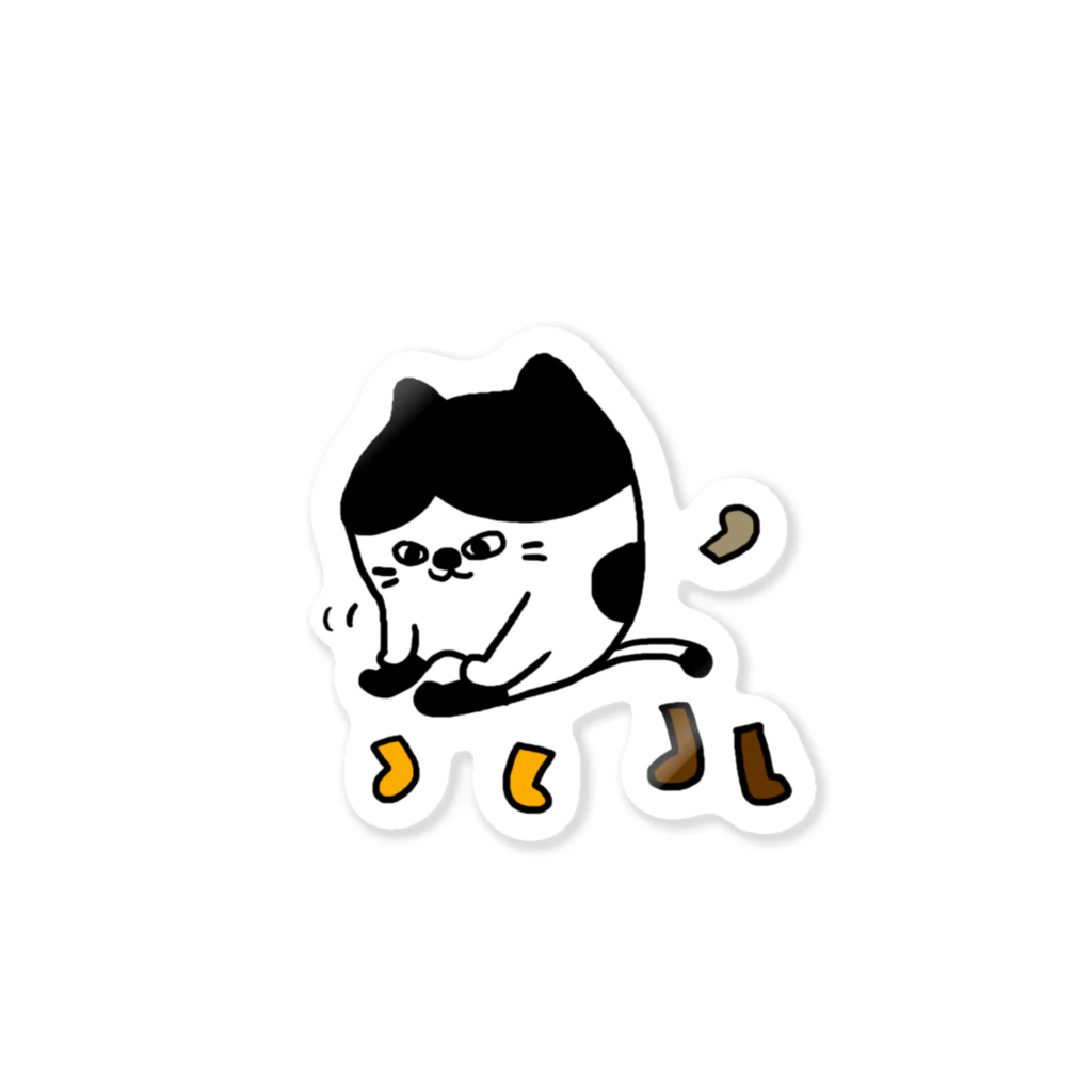 ゆるのくつしたねこ Sticker