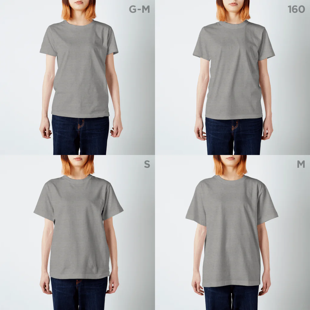 さはらそのこ｜イラストレーターのはたらく車11種　濃色 Regular Fit T-Shirt :model wear (woman)