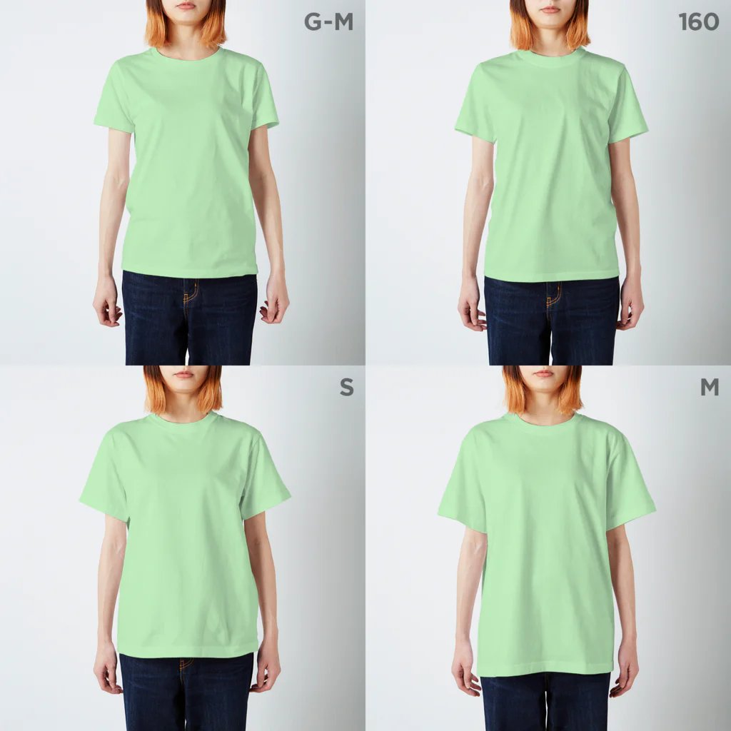 DICE-KのPOSITIVE PUNK Regular Fit T-Shirt :model wear (woman)
