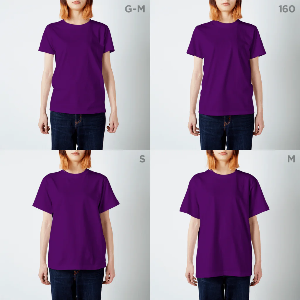 おそらのデザインの陽ちゃんのひとりごと-2- Regular Fit T-Shirt :model wear (woman)