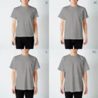 さはらそのこ｜イラストレーターのはたらく車11種　濃色 Regular Fit T-Shirt :model wear (male)