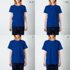 handgraphicsのプール Regular Fit T-Shirt :model wear (woman)