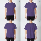 noe_to_meg (ノエとめぐ)のTSUKALETA Regular Fit T-Shirt :model wear (male)