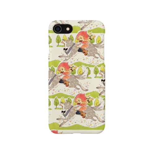 あかずきんちゃんとつけえりくん iPhone Smartphone Case