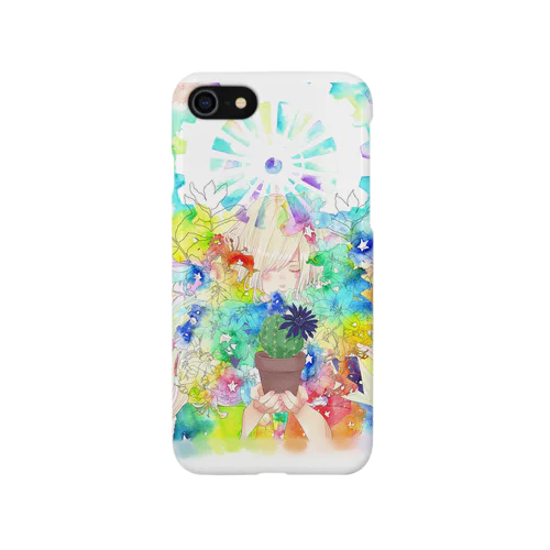 サボテンの花 iPhone Smartphone Case