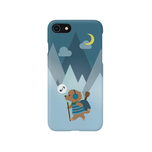 登山犬（ノリノリ）夜 iPhone Smartphone Case