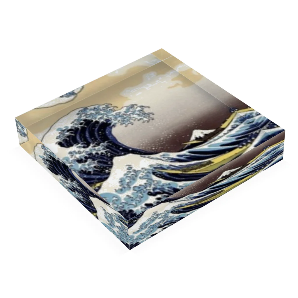 富嶽三十六景の富嶽三十六景 33 全面 Acrylic Block :placed flat