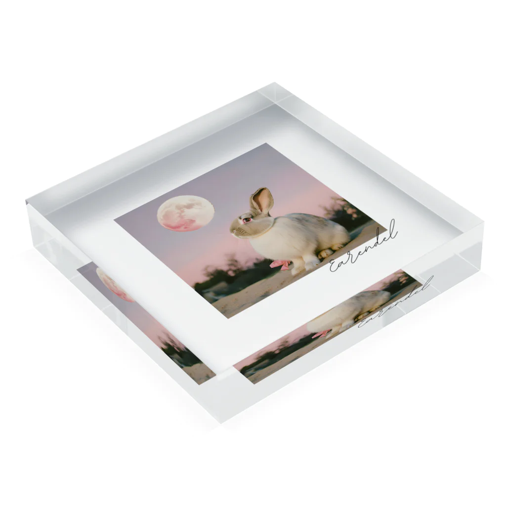 Earendelのインテリアにだって見上げながらなれるんだよ。 Acrylic Block :placed flat