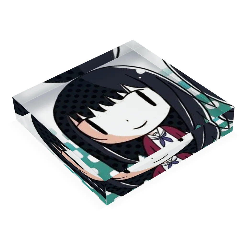 akiko_noayaのmini Q.version toko with akiko spirit  Acrylic Block :placed flat