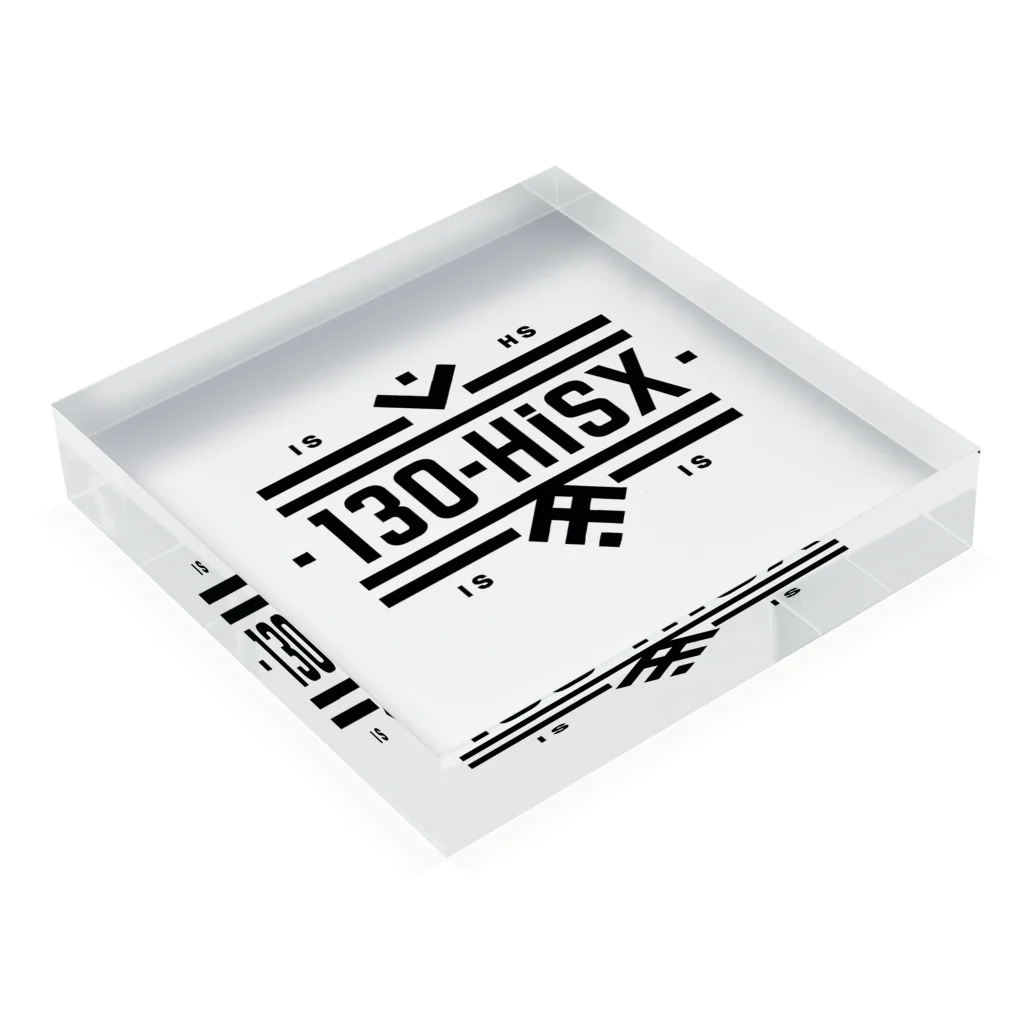 130-HISX(130-ヒスエックス)の130-HiSX(130-ヒスエックス) Acrylic Block :placed flat