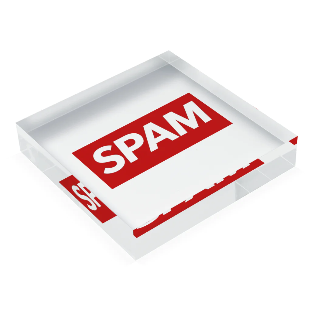 TAKE1214のSPAM  Acrylic Block :placed flat