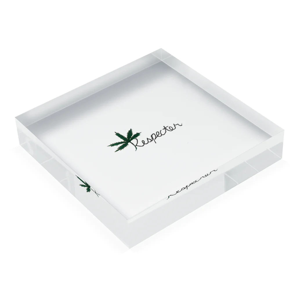 suusan0719の Respecter Acrylic Block :placed flat