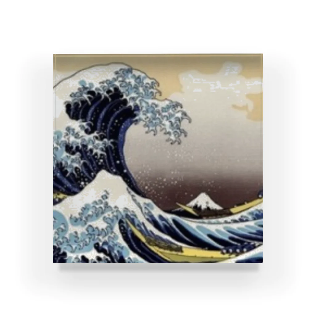 富嶽三十六景の富嶽三十六景 33 全面 Acrylic Block