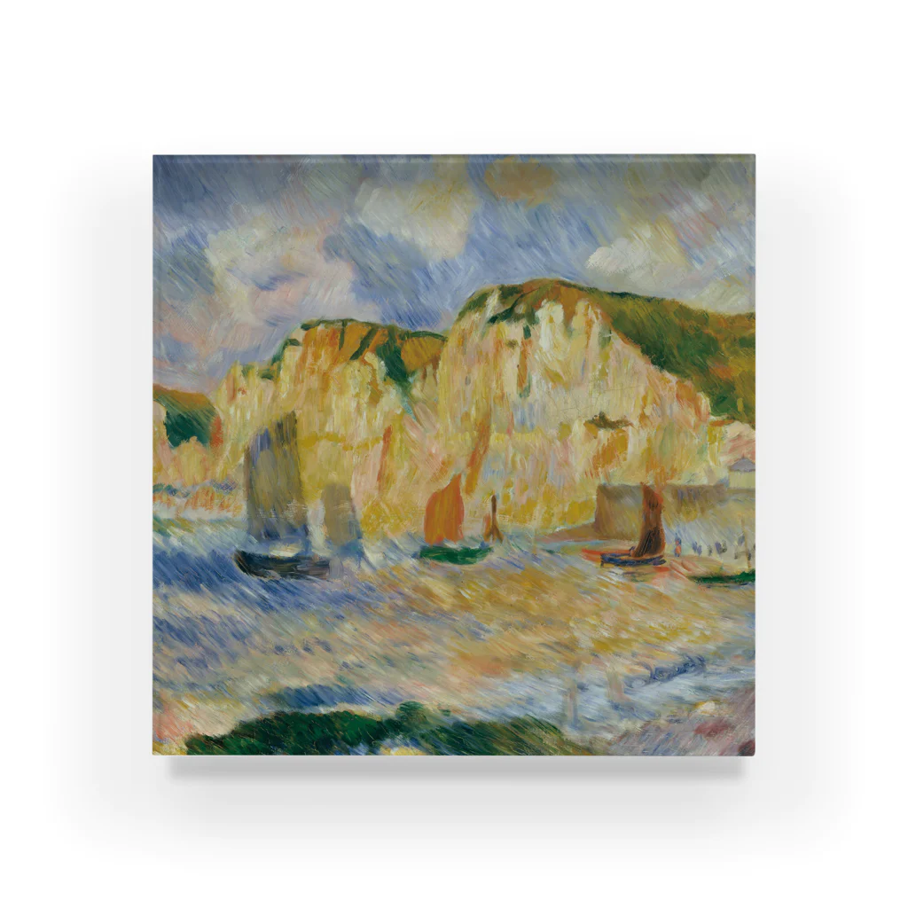 SONOTENI-ARTの016-009　ルノワール　『海と崖』　アクリルブロック Acrylic Block