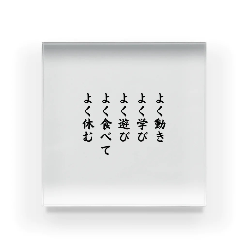 John_Millarの亀仙流の教え Acrylic Block