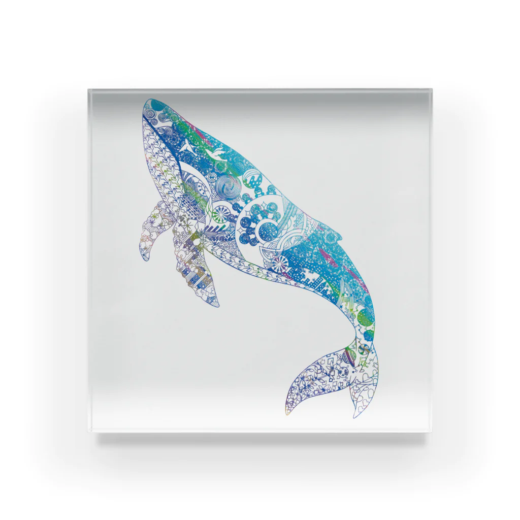アート    夢を食べるクジラ クジラのしっぽ [作者:Akane art] – CANVAZ.ART