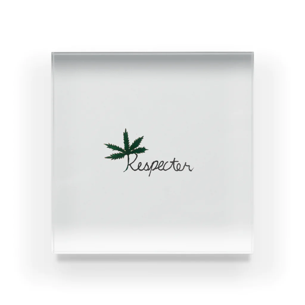 suusan0719の Respecter Acrylic Block