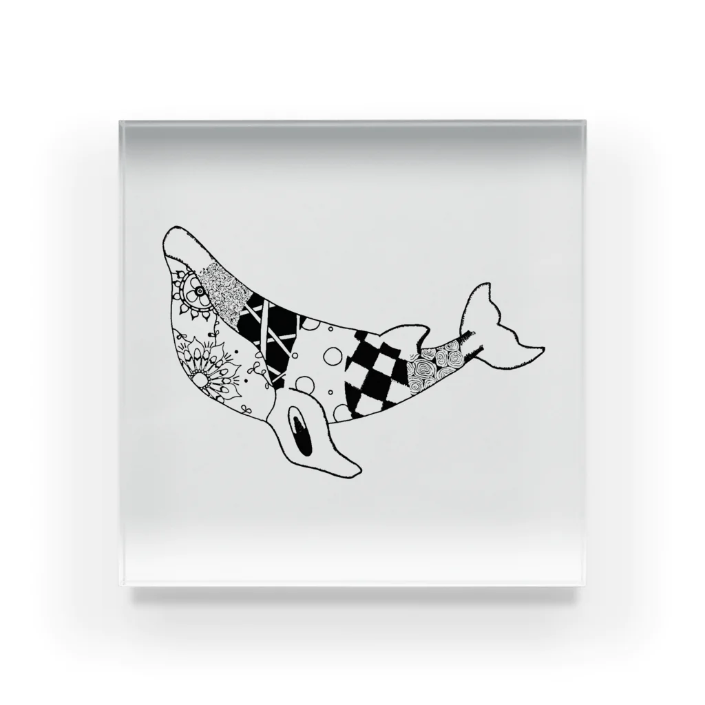 クジラ × ゼンタングル / 43番 デザイングッズ店 ( number43 )の