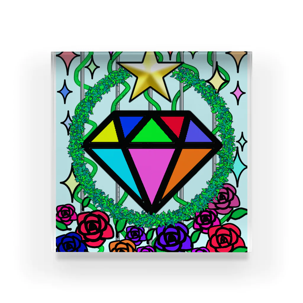 ステンドグラス ダイヤ / R☆world ( atpgjwt796jm )のアクリル