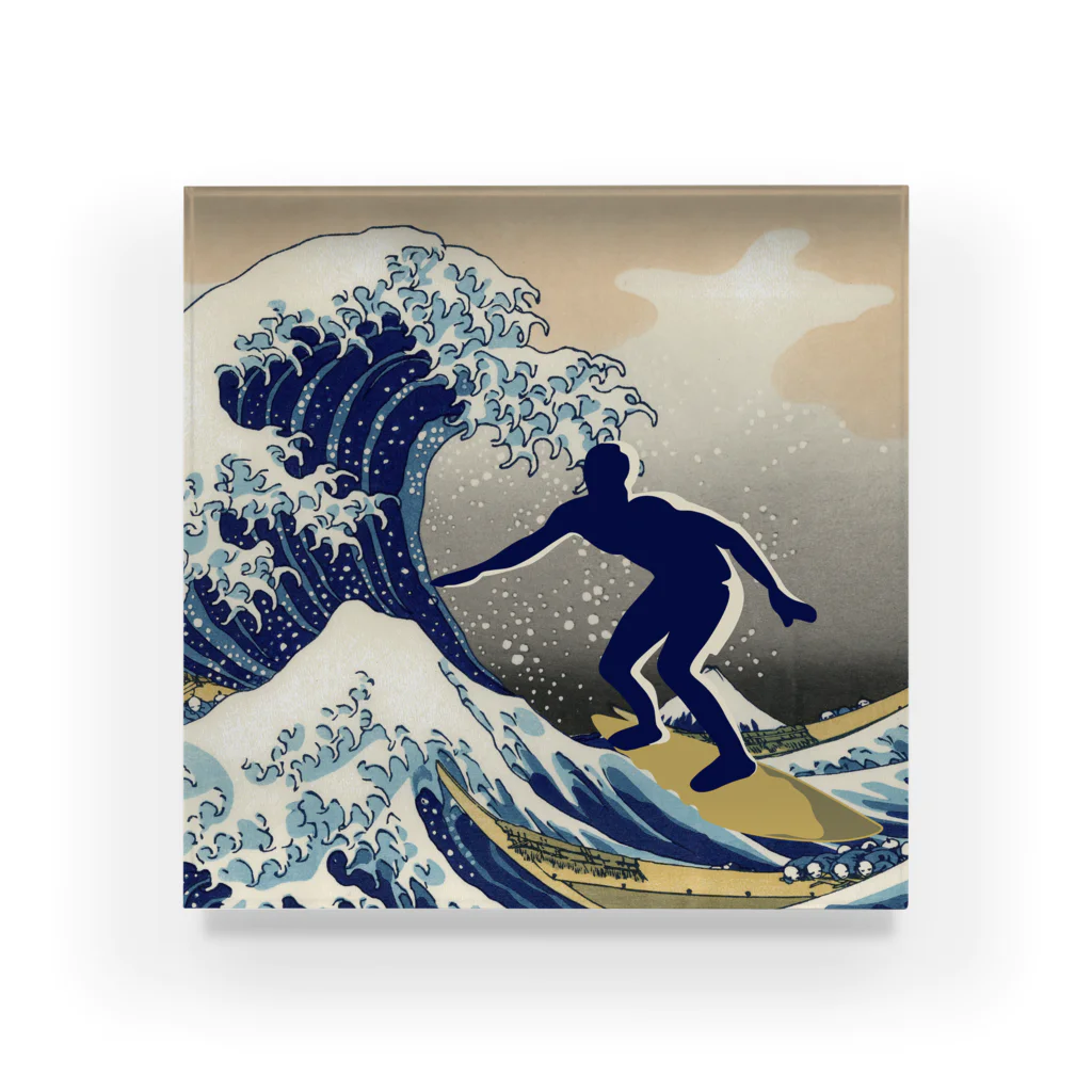 夏波と富士山　アクリルアート Katsushika Hokusai（葛飾北斎） The Great Wave off Kanagawa