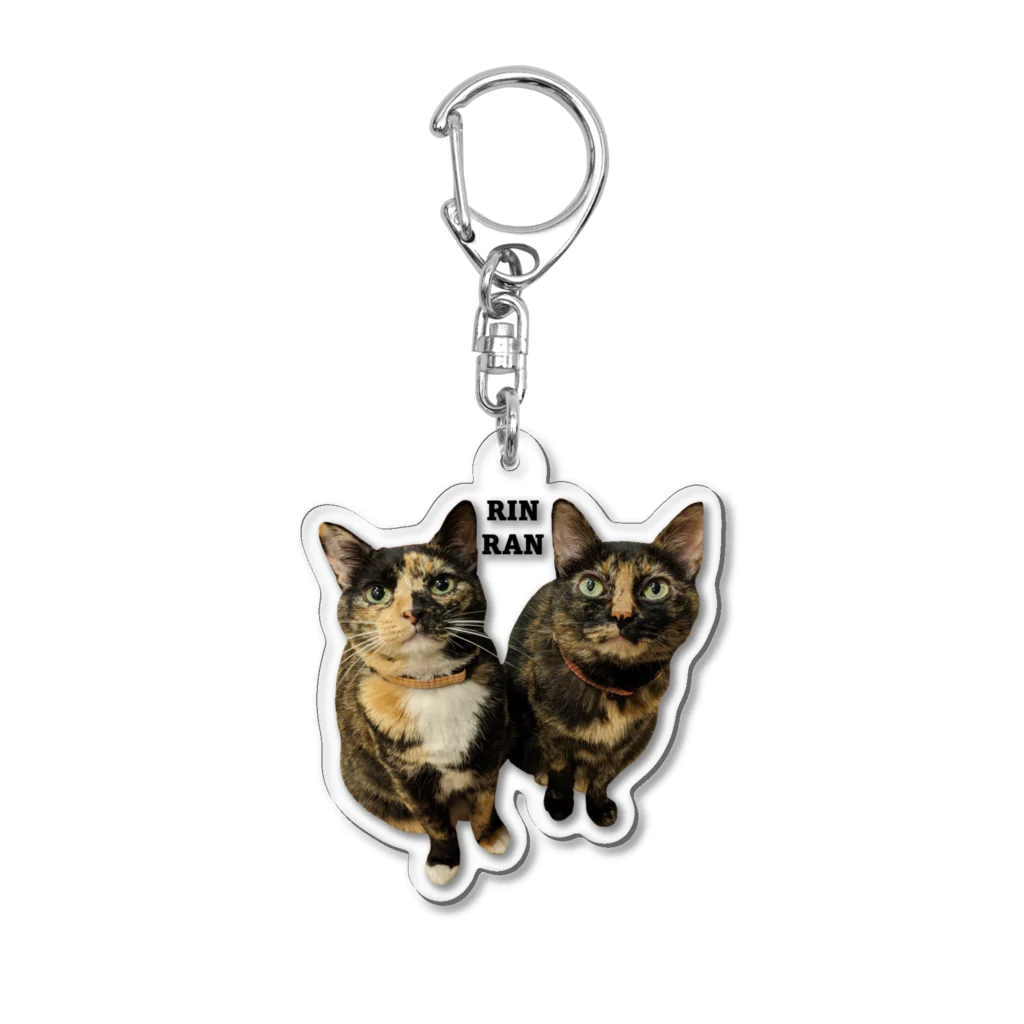 Rinu アクリルキーホルダー 猫耳 Rinu アクリルキーホルダー 猫耳 Rinu アクリルキーホルダー 猫