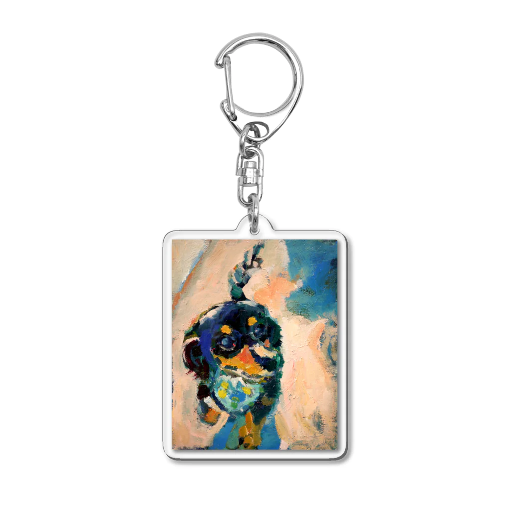 MAMETAROのダックスフント Acrylic Key Chain