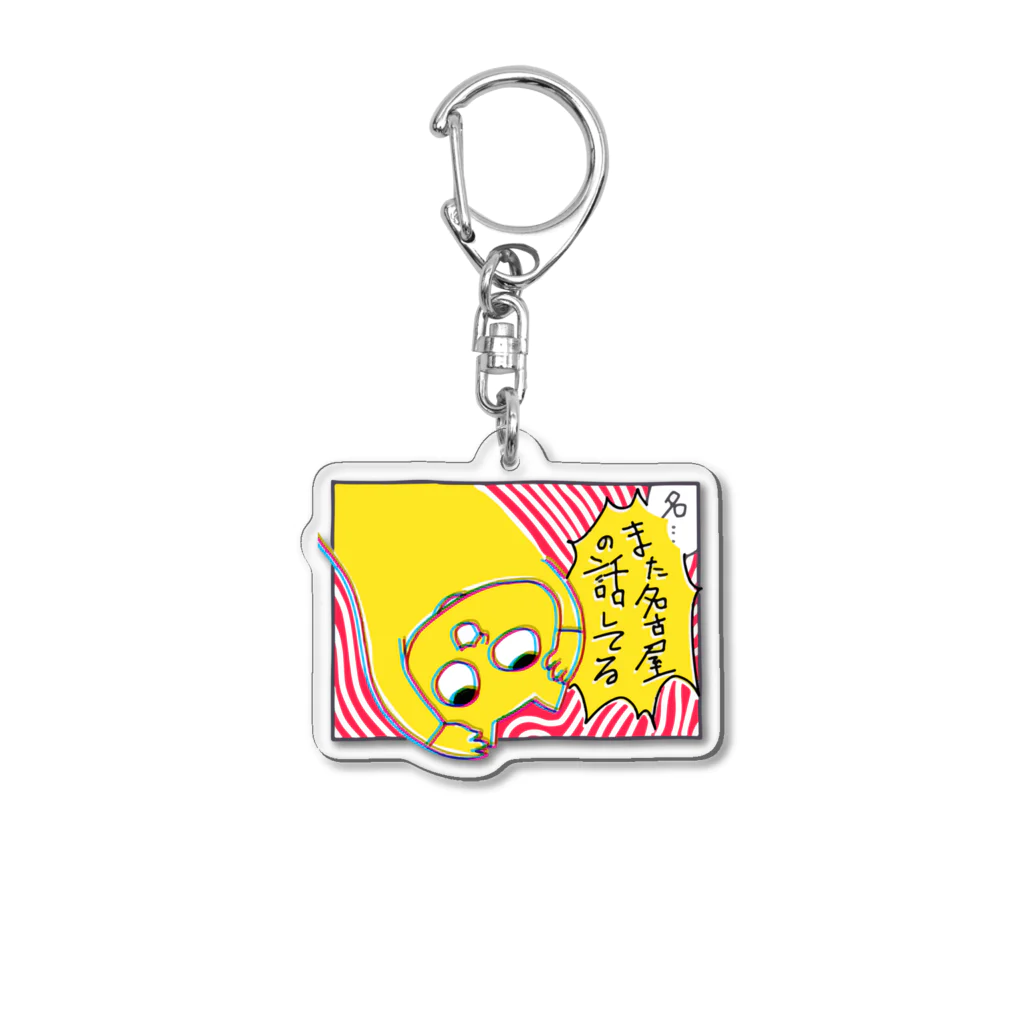 米田梅子(こめだうめこ)のまた名古屋の話してる Acrylic Key Chain