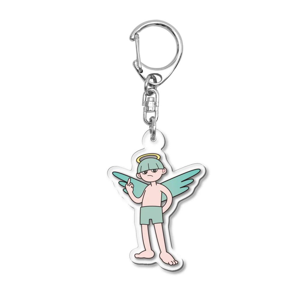 zaonの天使くん Acrylic Key Chain
