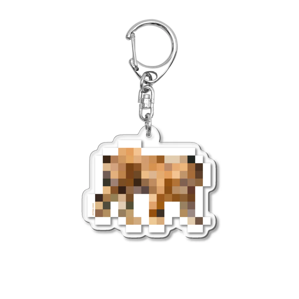 PITTEN PRODUCTSのPIXEL_ANIMAL_05(TIGER) Acrylic Key Chain