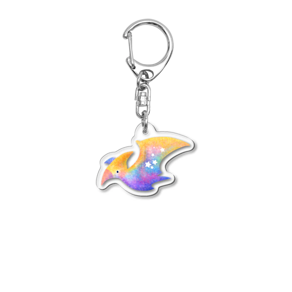 Hoshikuzooのプテラノドン〜星空博物館〜 Acrylic Key Chain
