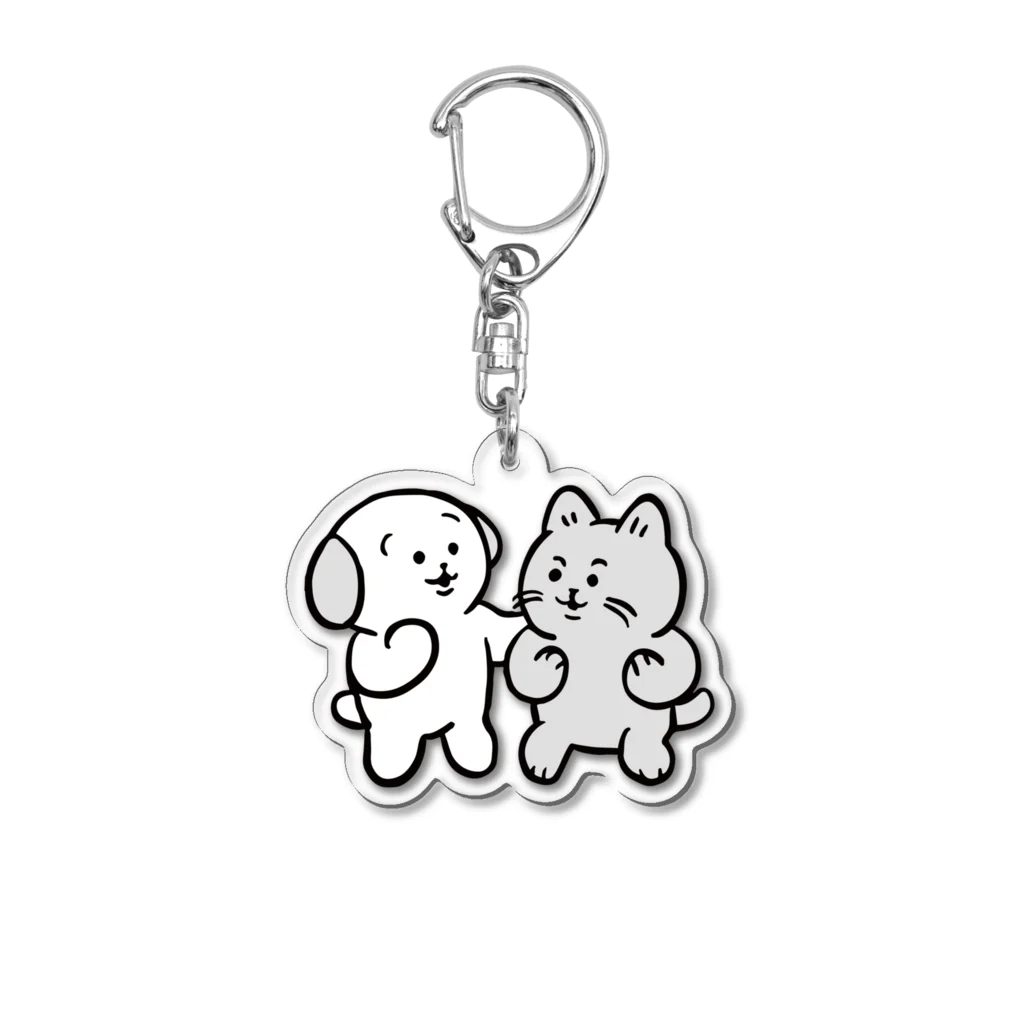 のんほいパーク　コラボ　アクリルキーホルダー図鑑　+ステッカー こげぱん コラボ ぷっくりアクリルキーホルダー – サンキューマート