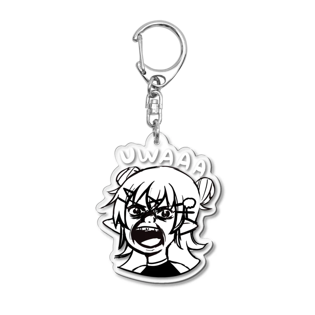 花傘あるみ⛱お絵描きクラゲVtuberଳのUWAAArumi Acrylic Key Chain