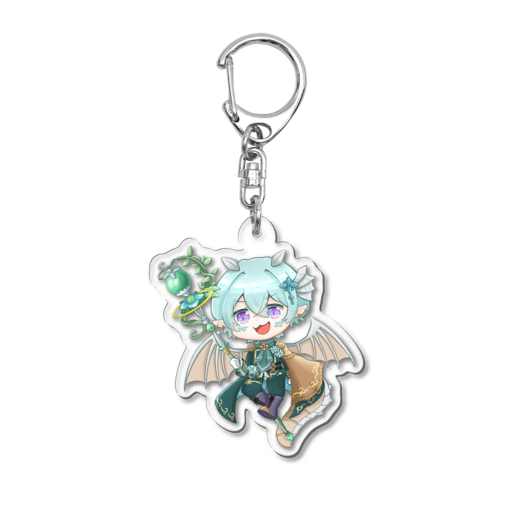 癒ノ森商店　SUZURI店の癒ノ森ノエルアクリルキーホルダーB（ミニノエ） Acrylic Key Chain