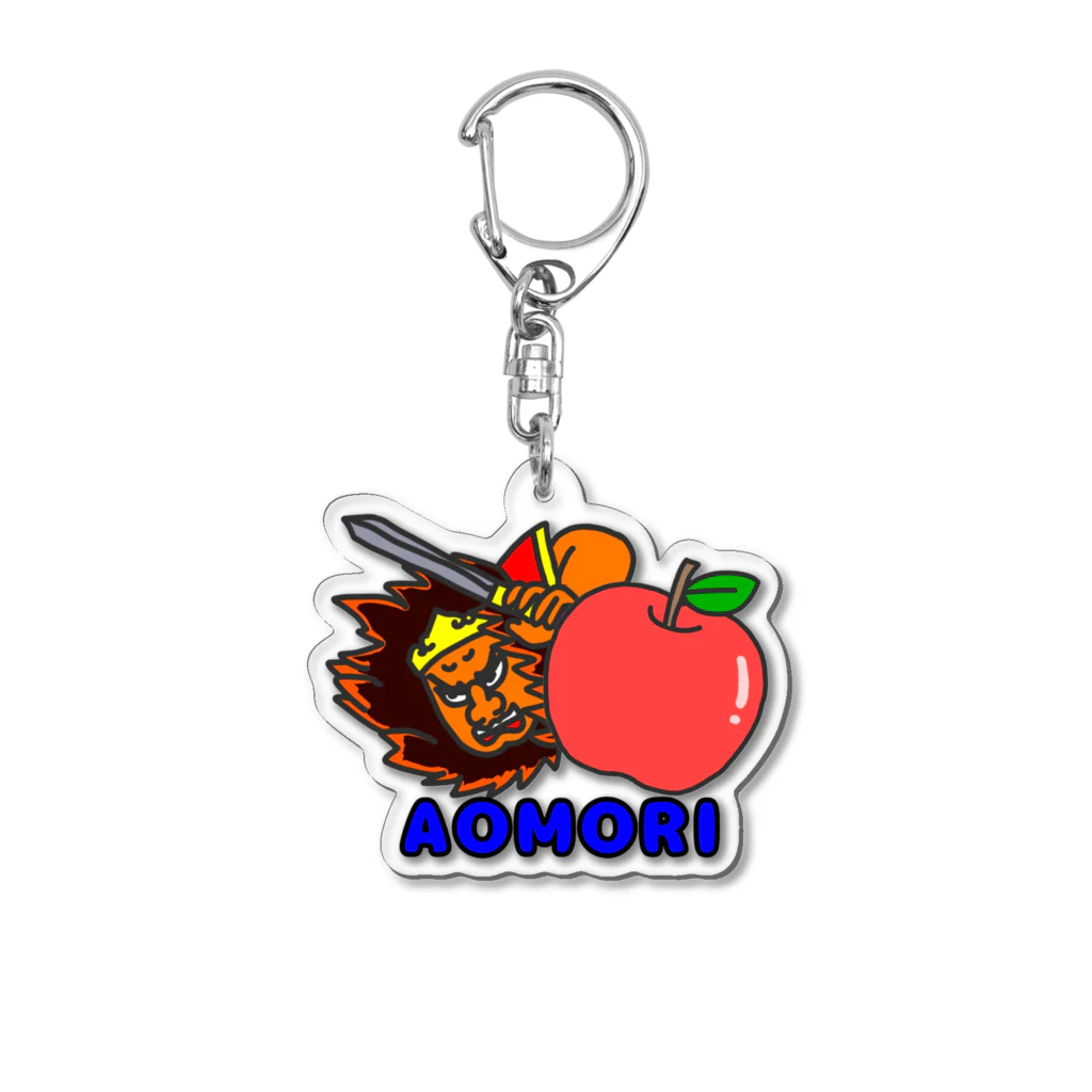 ご当地キーホルダー(青森🍎) / SHOP中部地方🍵🍡ご当地グッズ