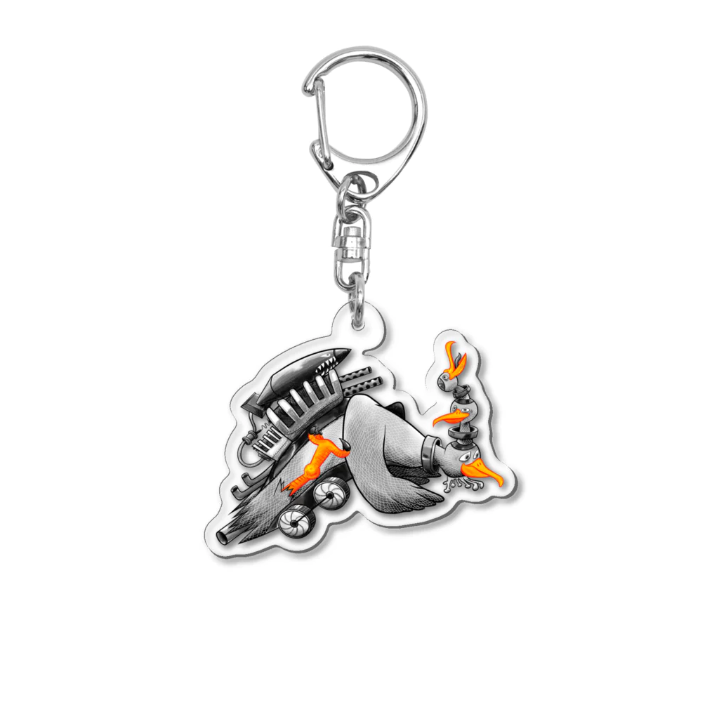 シラカワリュウ⚡RiuSHIRAKAWAの最後の空襲/Starless and The Last Air Raid Acrylic Key Chain