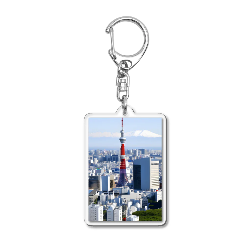 Ado 東京タワー アクリルキーホルダー Ado 東京タワーコラボアクリルキーホルダー