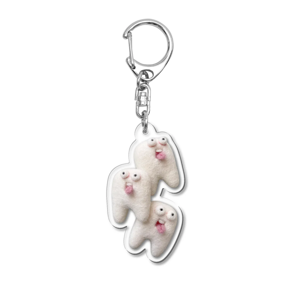 nanaqsaの歯どもっち(縦) Acrylic Key Chain