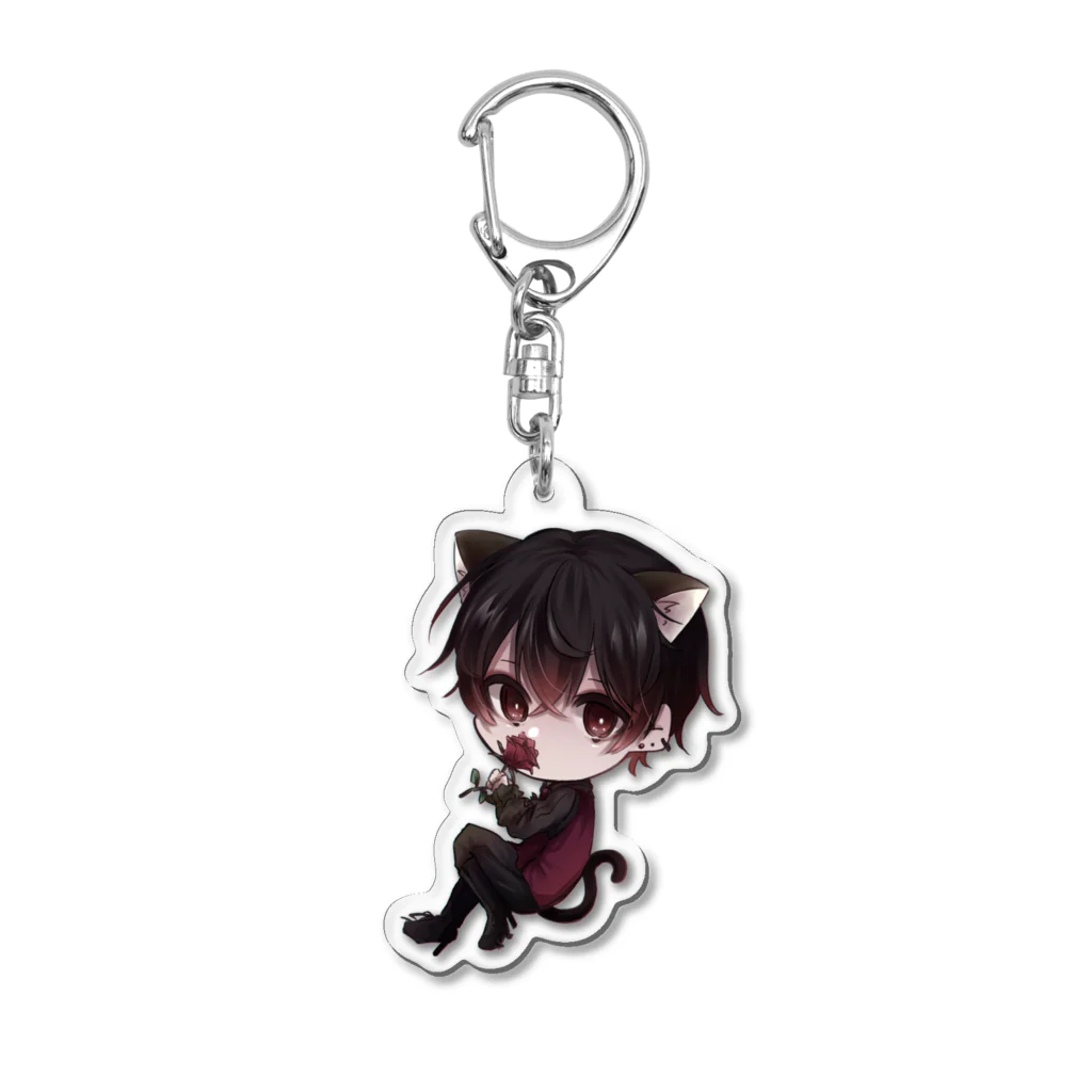 黒瀬ルイ 猫耳ver. アクキー Acrylic Key Chain by 𝒌𝒓𝒔