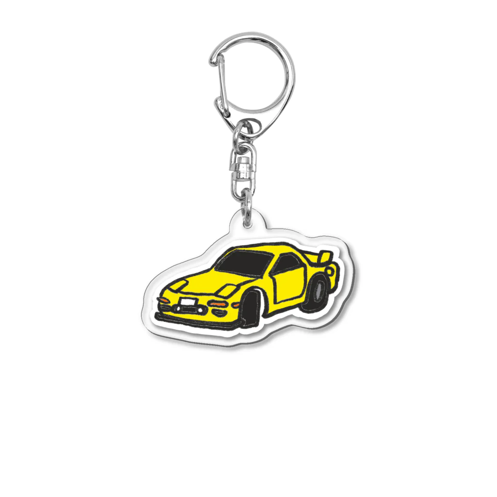 yosseaのスーパーカー Acrylic Key Chain