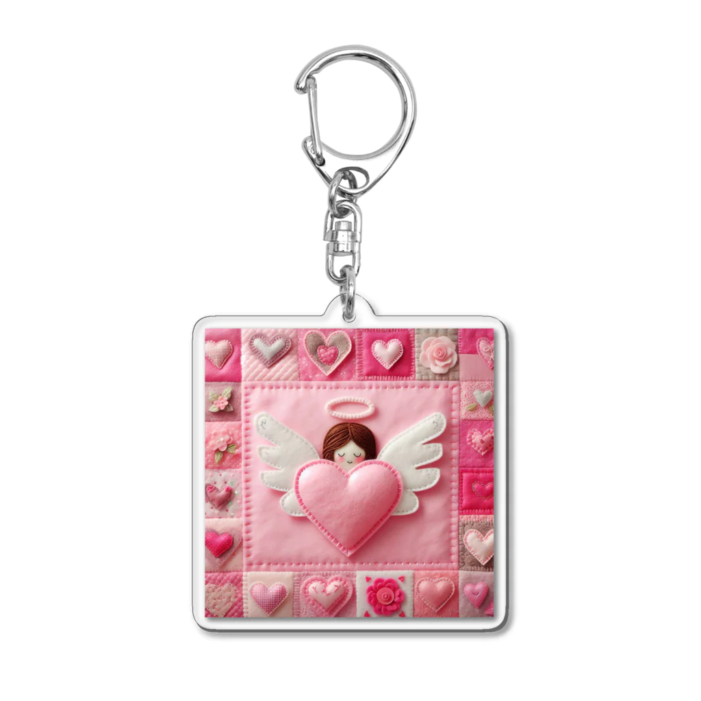 George-Designのハートちゃん Acrylic Key Chain