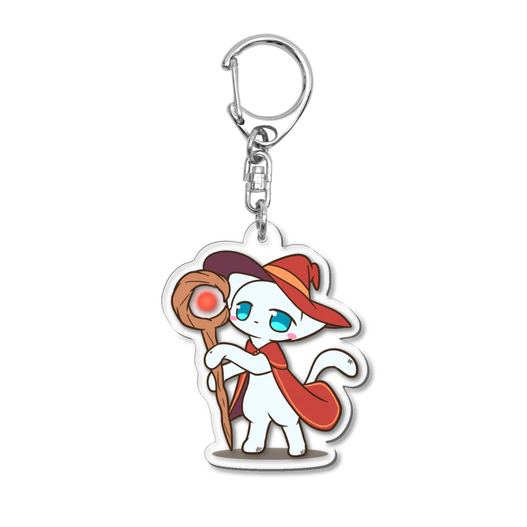 カッキー創作チャンネルの魔道士ニャン Acrylic Key Chain