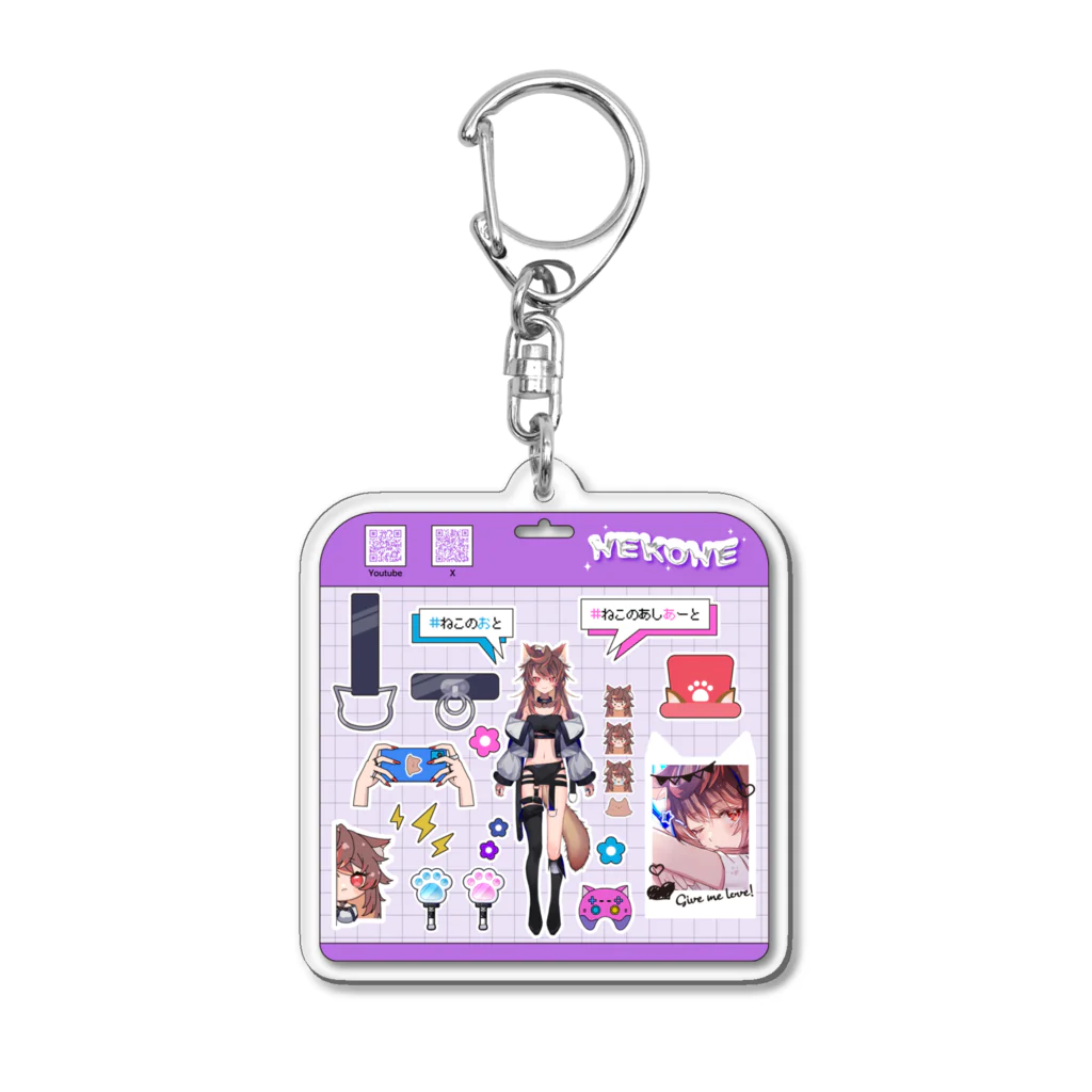 ねこねシール帳Ver. / ねこね屋さん ( NEKONE_1029 )のアクリル