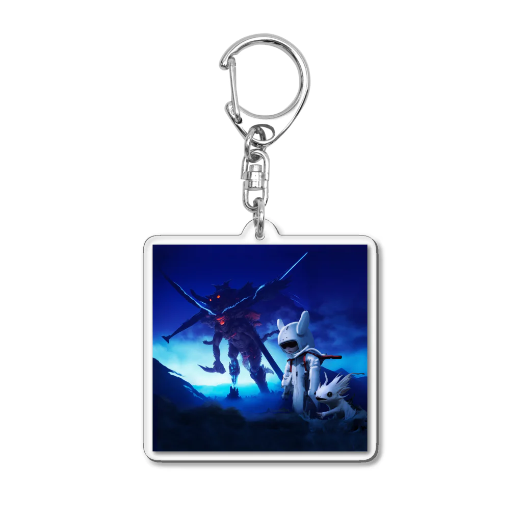 ZENJYAの怪物を操縦する子供 Acrylic Key Chain