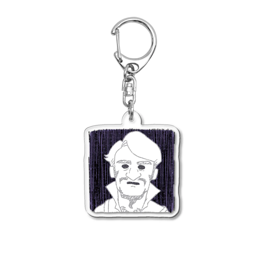 超水道のghostpiaいろいろスタンプ - 虚無 Acrylic Key Chain