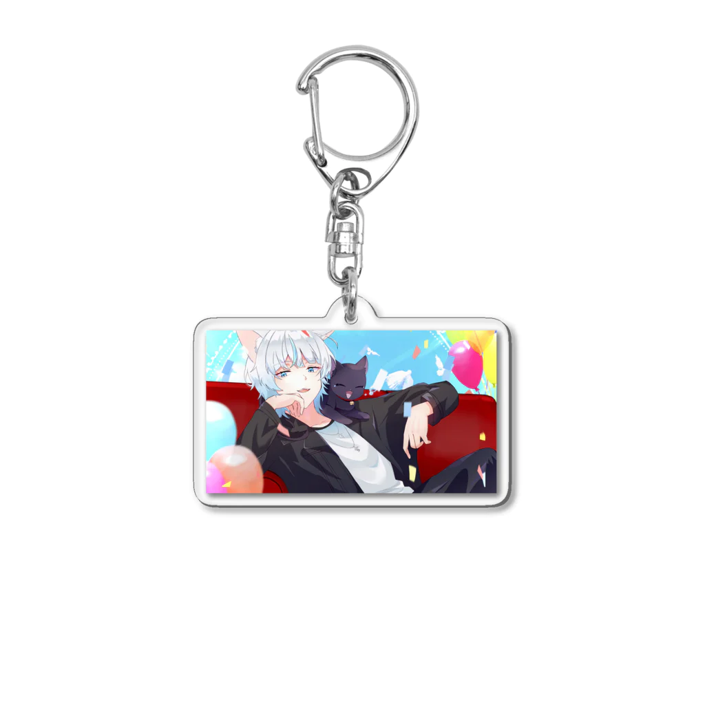 白凪 ふゆ@IRIAMライバーの白凪ふゆ生誕祭2025記念グッズ Acrylic Key Chain